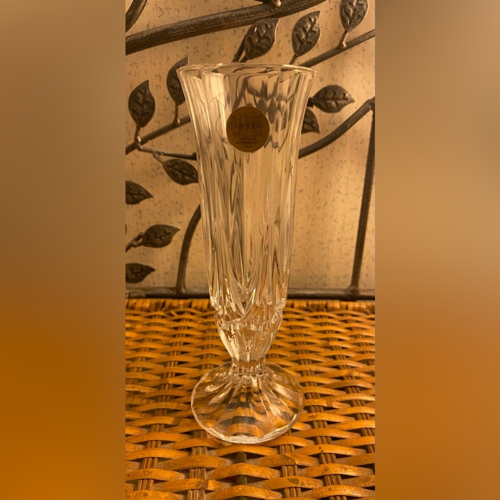Vintage Capri Crystal Vase Lead crystal